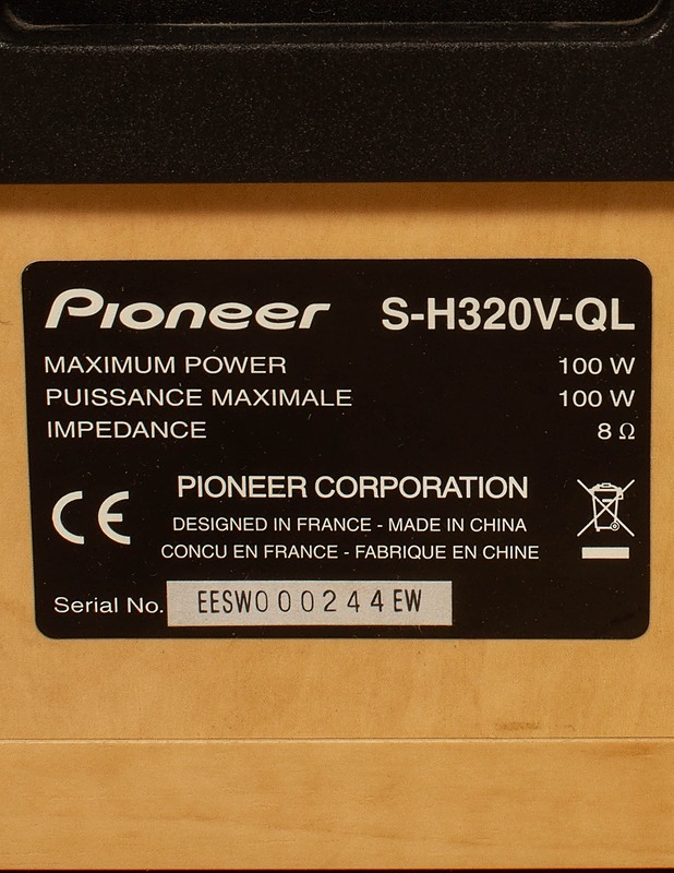 PIONEER S-H320V-QL 2-tiebassorefleksi lattiakaiutin pari - Audio - 10105622298 - 3