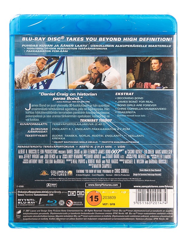 007 : Casino Royale - Blu-ray - Blu-ray-levyt - 10105622346 - 0