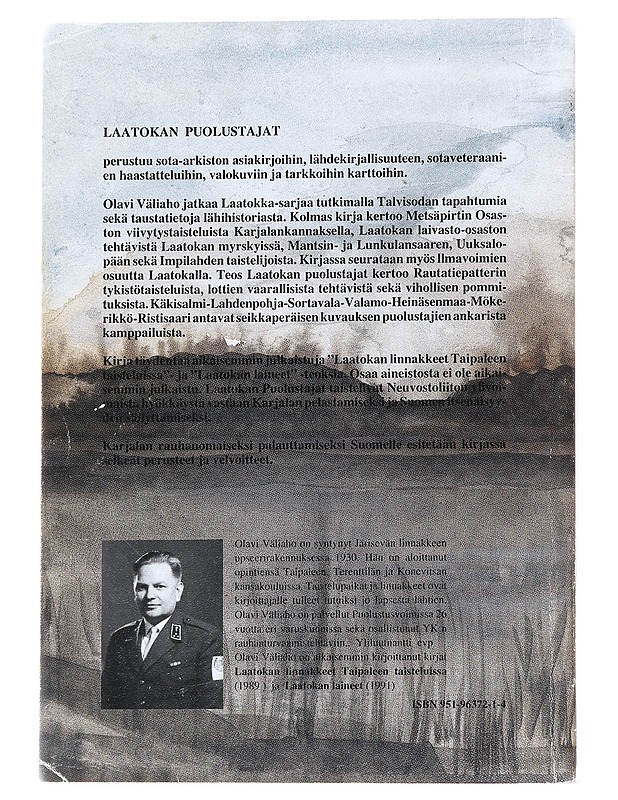 Laatokan puolustajat - Olavi Väliaho - Historiakirjat - 10105622370 - 1