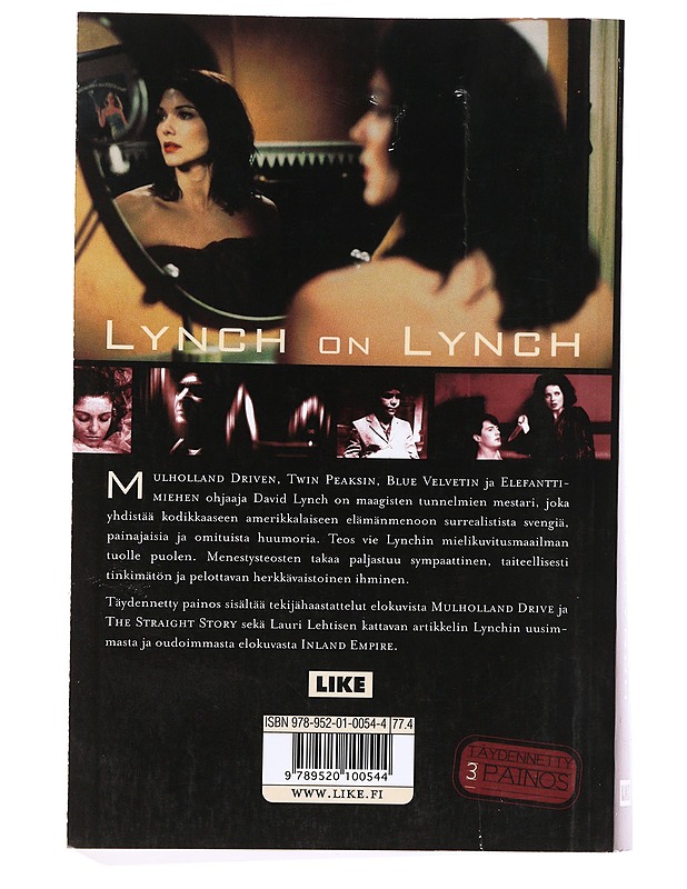 Lynch on Lynch - Rodley, Chris - Elämäkerrat ja muistelmat - 10105622402 - 1