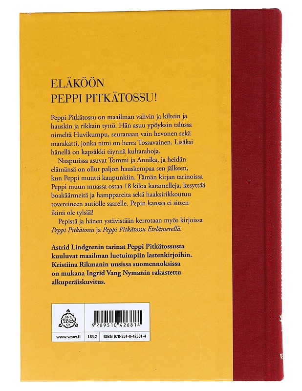Peppi Pitkätossu astuu laivaan - Lindgren, Astrid - Lastenkirjat - 10105622446 - 1