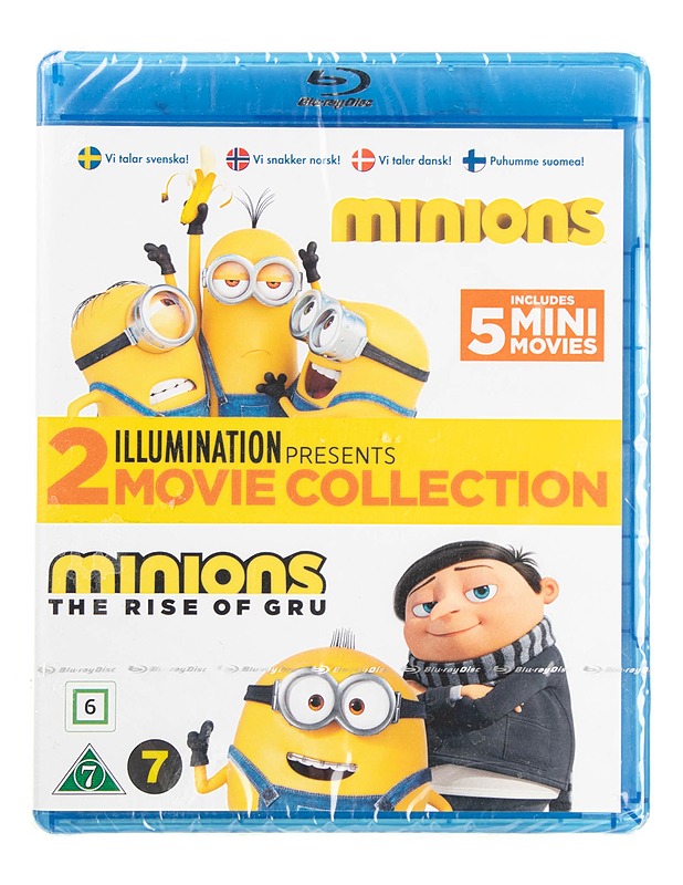 Minions: 2-Movie Collection - Blu-ray - Blu-ray-levyt - 10105622452 - 0