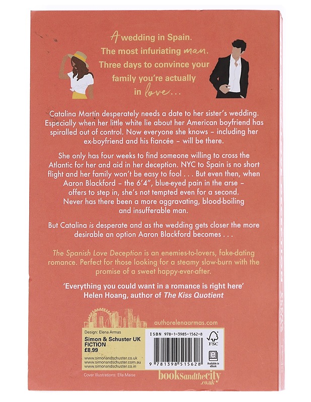 The Spanish love deception - Elena Armas - Romaanit ja novellit - 10105622464 - 1
