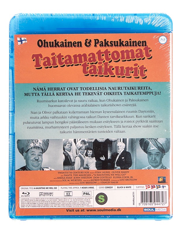 Ohukainen & Paksukainen: Taitamattomat taikurit - Blu-ray - Blu-ray-levyt - 10105622489 - 1