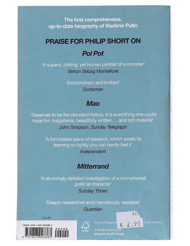 Putin - Short, Philip - Elämäkerrat ja muistelmat - 10105622486 - 1