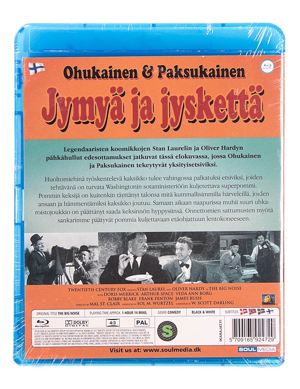 Ohukainen & Paksukainen: Jymyä ja jyskettä - Blu-ray - Blu-ray-levyt - 10105622490 - 1