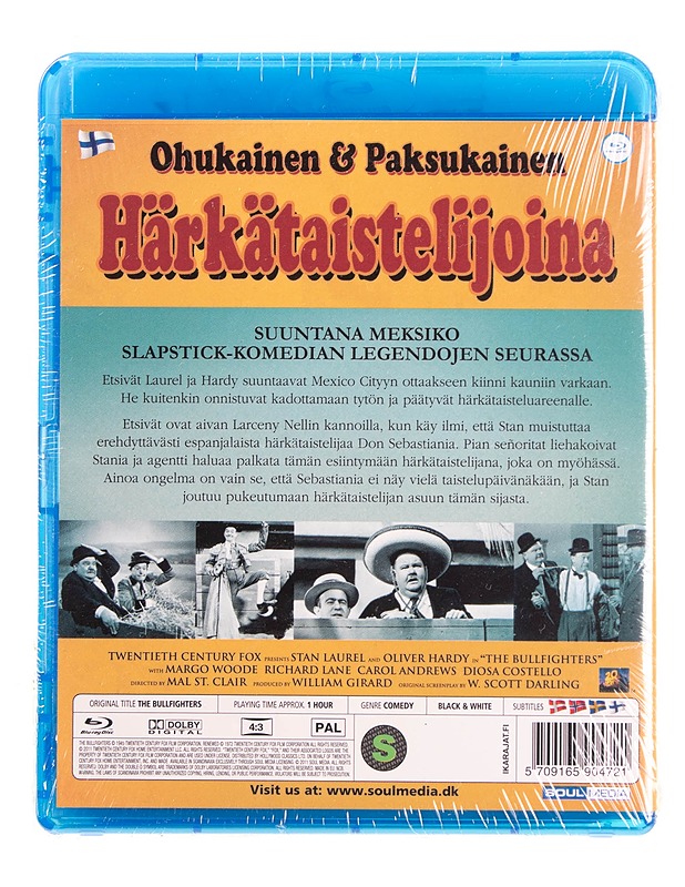 Ohukainen & Paksukainen: Härkätaistelijoina - Blu-ray - Blu-ray-levyt - 10105622501 - 1