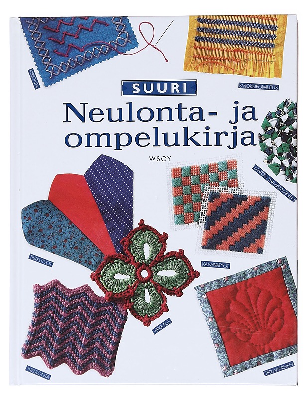 Suuri neulonta- ja ompelukirja - Hovi, Sinikka - Kirja lahjaksi - 10105622555 - 0