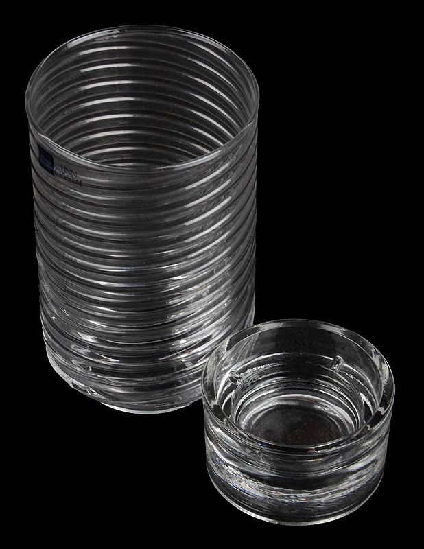 ARABIA/FIIN CRYSTAL Spiralo tuikkulyhty, 2 osaa - Designsuosikit - 10105622559 - 0