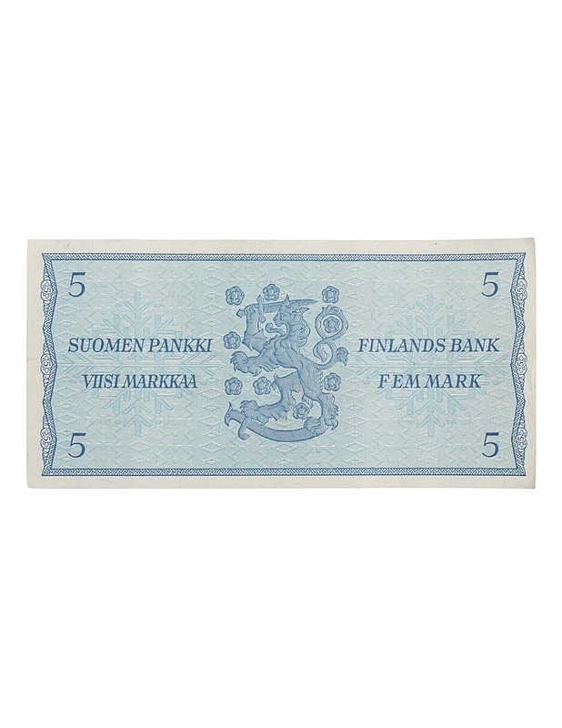 SUOMEN PANKKI 5 markan seteli - Muut sisustustavarat - 10105622605 - 1