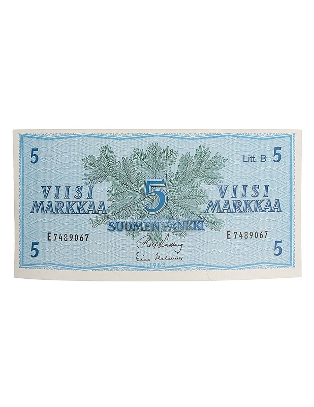 SUOMEN PANKKI 5 markan seteli - Muut sisustustavarat - 10105622607 - 0