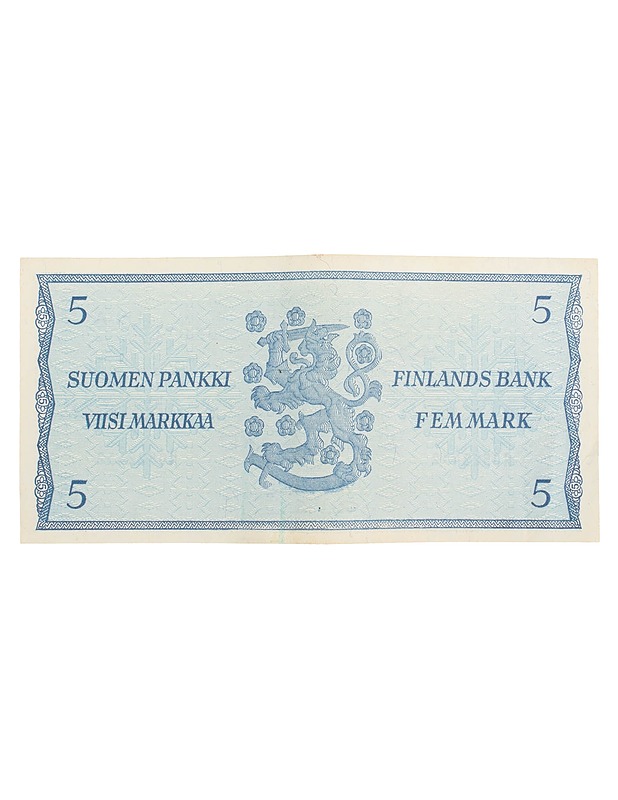SUOMEN PANKKI 5 markan seteli - Muut sisustustavarat - 10105622609 - 1