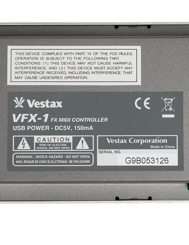 VESTAX VFX-1 -DJ-Midi-ohjain  - Audio - 10105622626 - 3