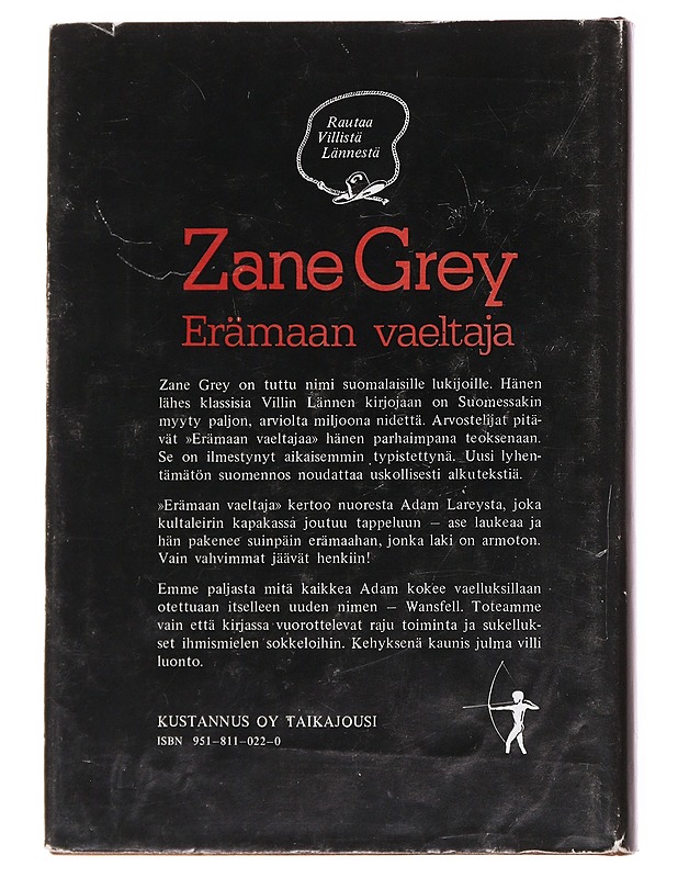 Erämaan vaeltaja - Grey, Zane - Romaanit ja novellit - 10105622651 - 1