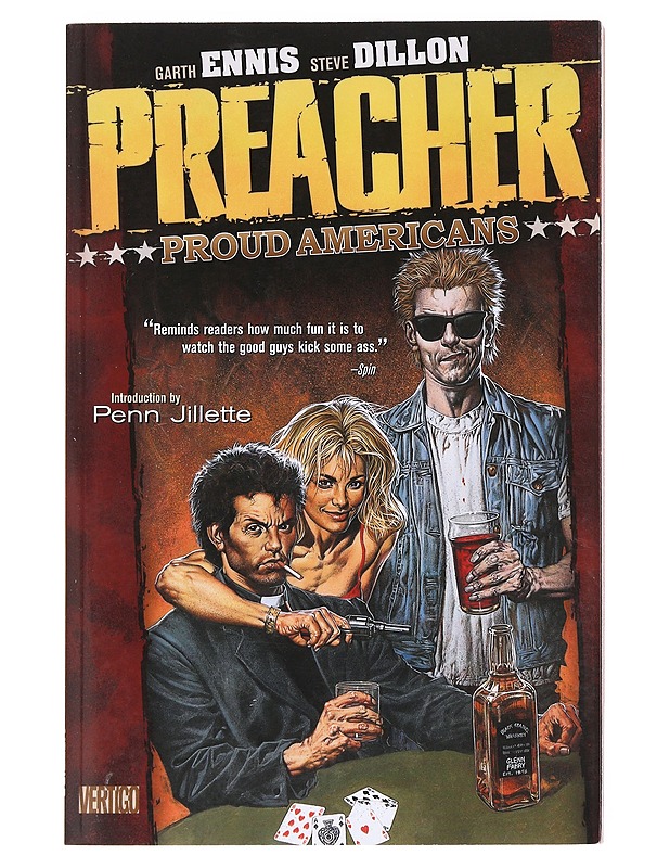 Preacher / 3 Proud Americans - Ennis, Garth - Sarjakuvat - 10105622715 - 0