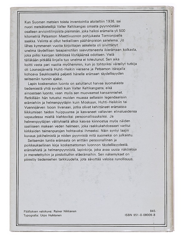 Seitsemän tuntia erämaata - Valter Keltikangas - Romaanit ja novellit - 10105622718 - 1