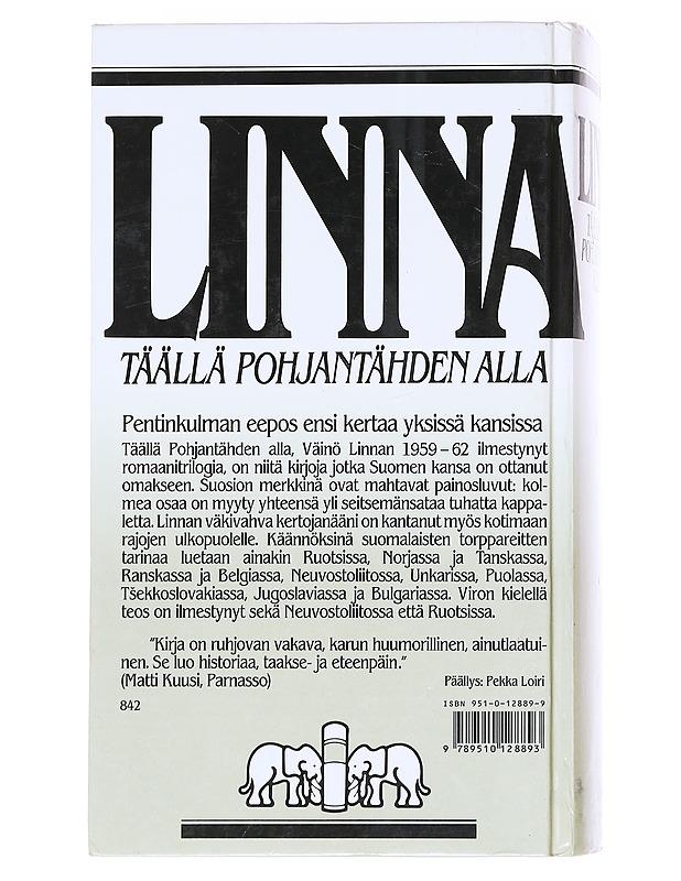 Täällä Pohjantähden alla - Väinö Linna - Romaanit ja novellit - 10105622719 - 1