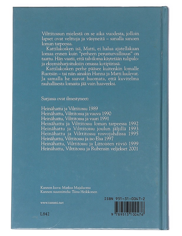 Heinähattu ja Vilttitossu loman tarpeessa - Nopola, Sinikka - Lastenkirjat - 10105622736 - 1