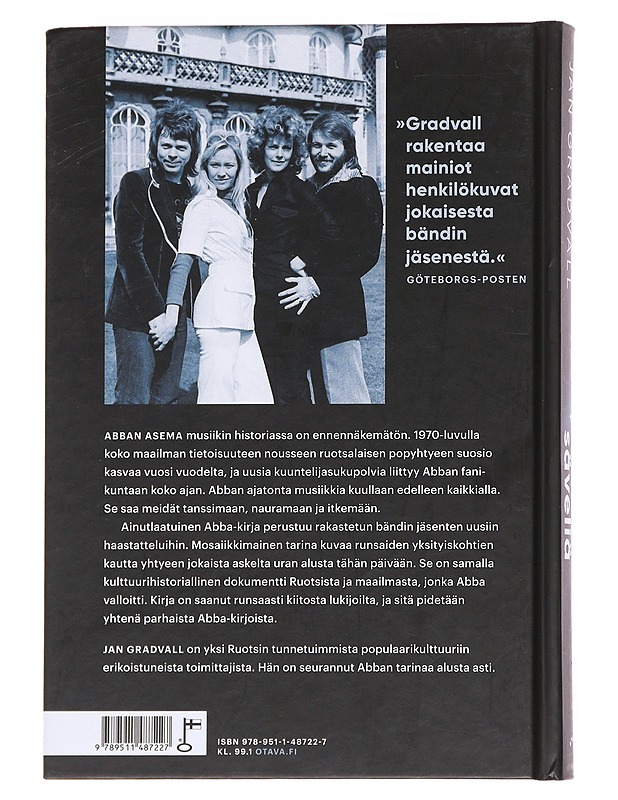 Ilon ja surun säveliä / Abban koko tarina - Gradvall, Jan - Elämäkerrat ja muistelmat - 10105622760 - 1