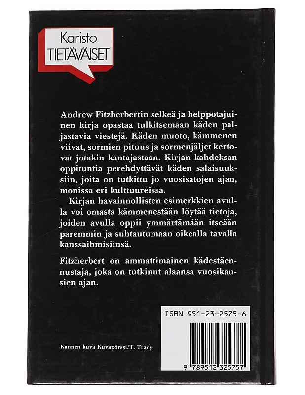 TULKITSE KOHTALOSI KÄDESTÄSI - Fitzherbert, Andrew - Tietokirjat ja oppaat - 10105622791 - 1