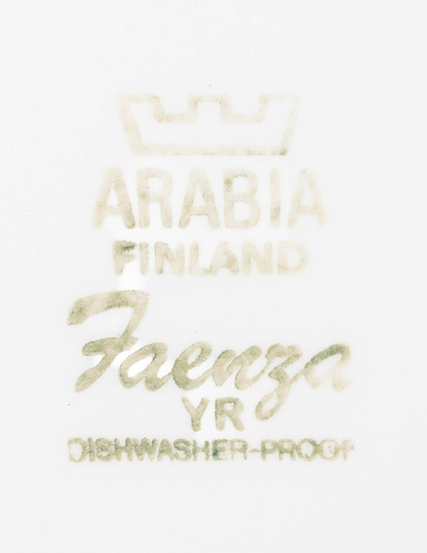 ARABIA Faenza Keltaraita lautanen - Designsuosikit - 10105622797 - 2