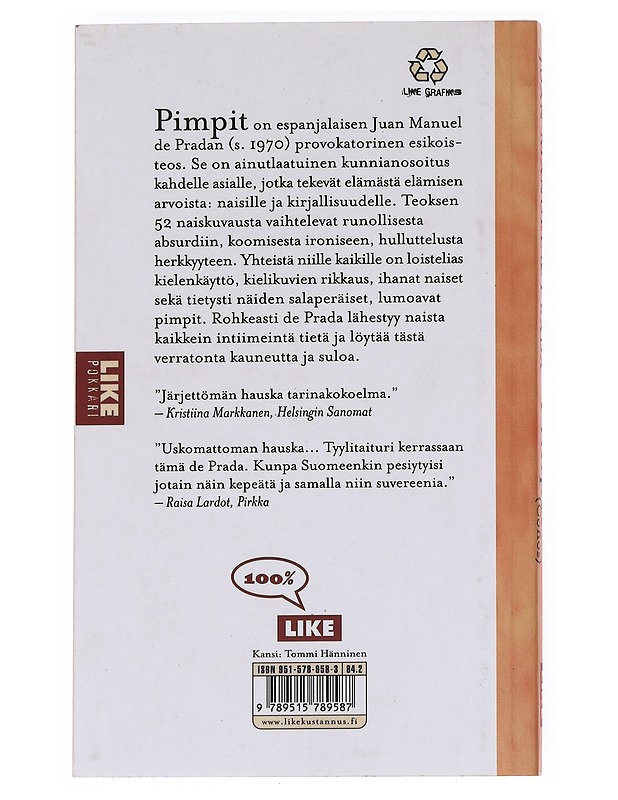 Pimpit - Prada, Juan Manuel de K-18 - Romaanit ja novellit - 10105622838 - 1