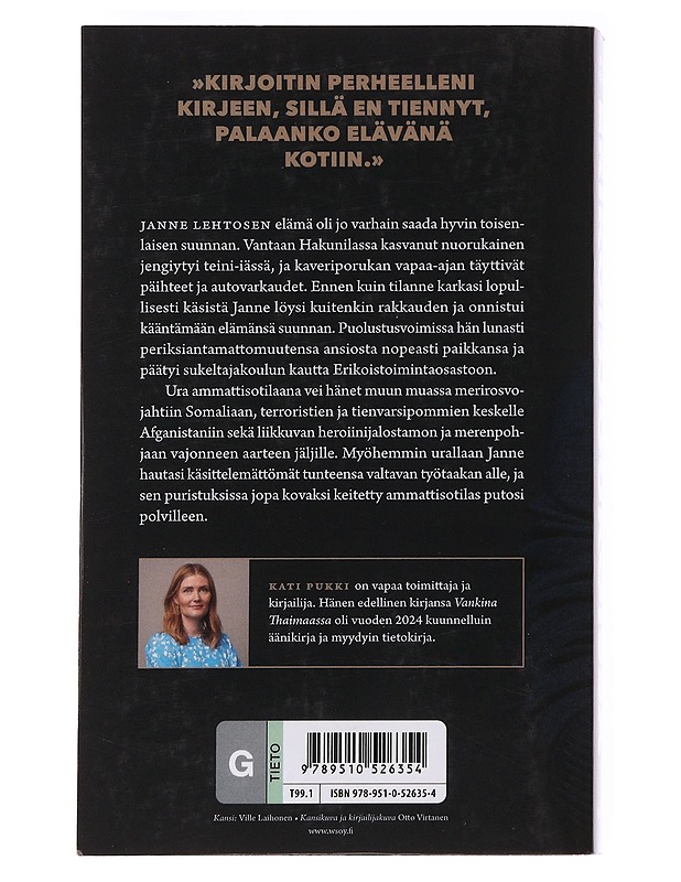 Erikoisjoukoissa : Janne Lehtosen tarina - Kati Pukki - Elämäkerrat ja muistelmat - 10105622840 - 1