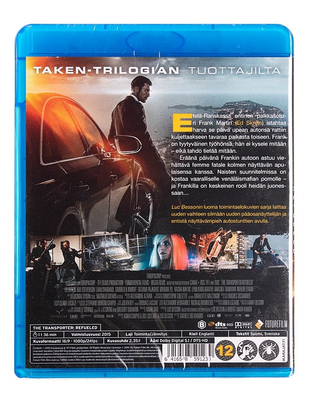 The Transporter Refueled - Blu-ray - Blu-ray-levyt - 10105622854 - 1