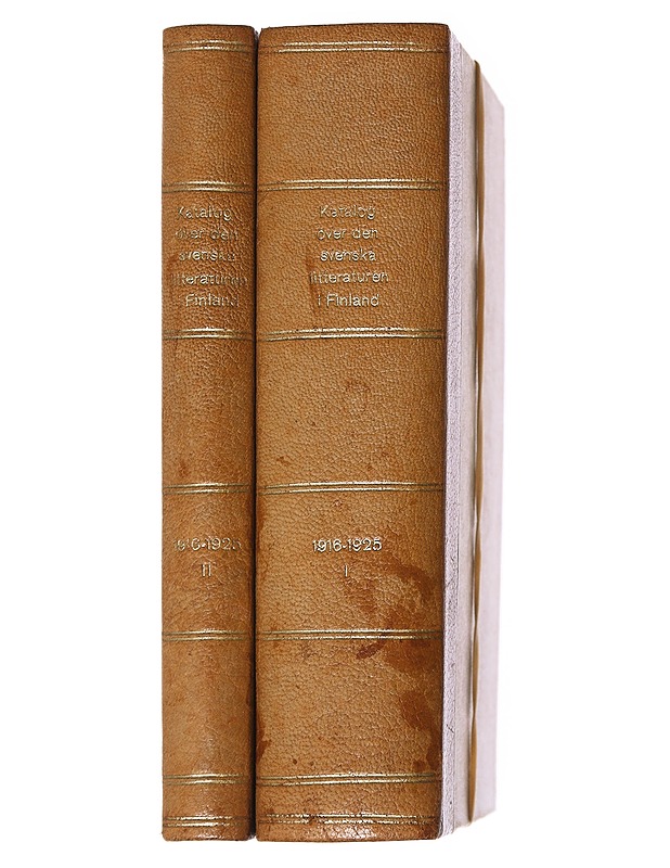 Katalog över den svenska litteraturen in Finland I-II - Tietokirjat - 10105622865 - 0