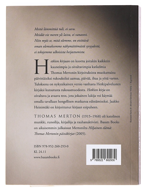 Hetkien kirja - Thomas Merton - Tietokirjat ja oppaat - 10105622889 - 1
