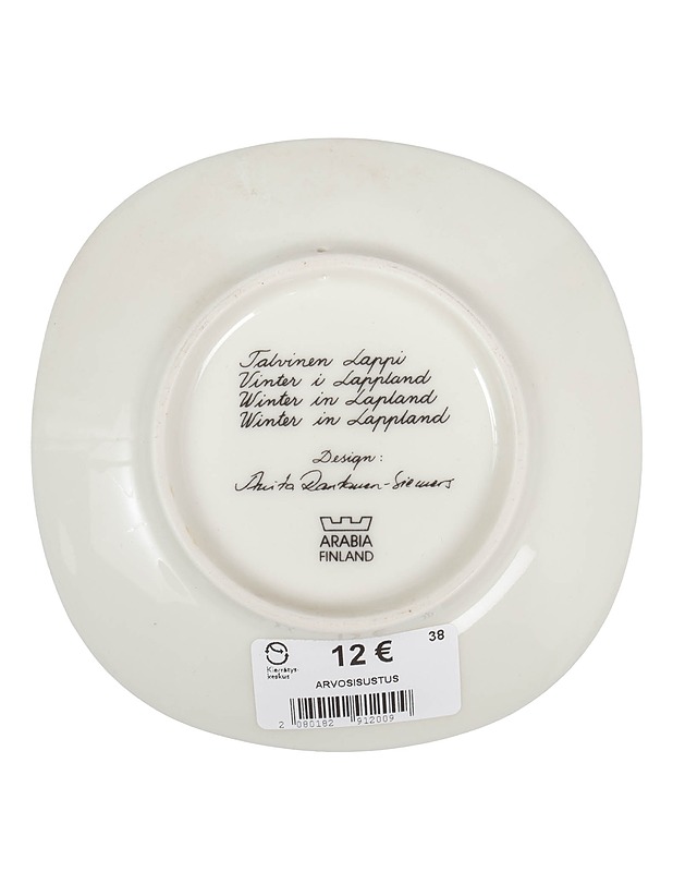 ARABIA Talvinen Lappi seinälautanen - Designsuosikit - 10105622911 - 1