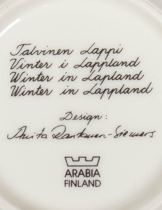 ARABIA Talvinen Lappi seinälautanen - Designsuosikit - 10105622911 - 2