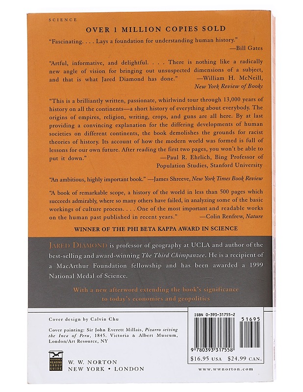 Guns, germs, and steel : the fates of human societies - Jared Diamond - Romaanit ja novellit - 10105622921 - 1
