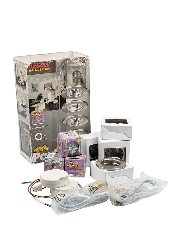 PAULMANN halogen-spottisarja 4 x 50 W  - Valaisimet - 10105622960 - 0
