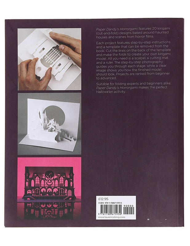 Paper Dandy's Horrorgami: 20 Gruesome Scenes to Cut and Fold - Marc Hagan-Guirey - Harrastekirjat - 10105623007 - 1