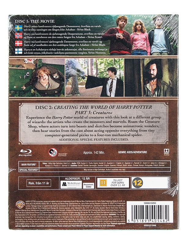 Harry potter and the prisoner of azkaban - Blu-ray - Blu-ray-levyt - 10105623098 - 1