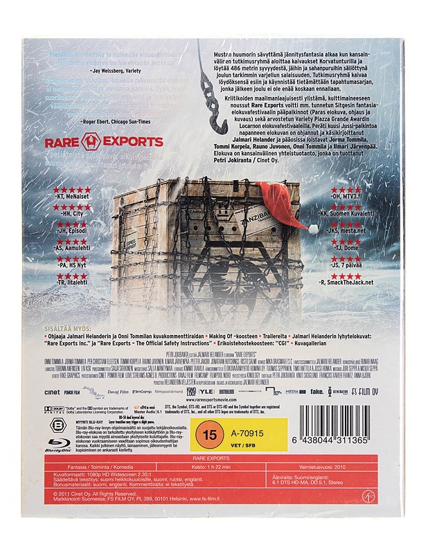 Rare Exports - Blu-ray - Blu-ray-levyt - 10105623127 - 1