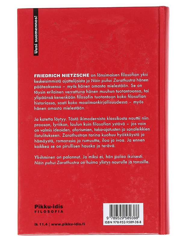 Näin puhui Zarathustra / kirja kaikille eikä kenellekään - Nietzsche, Friedrich - Tietokirjat ja oppaat - 10105623164 - 1