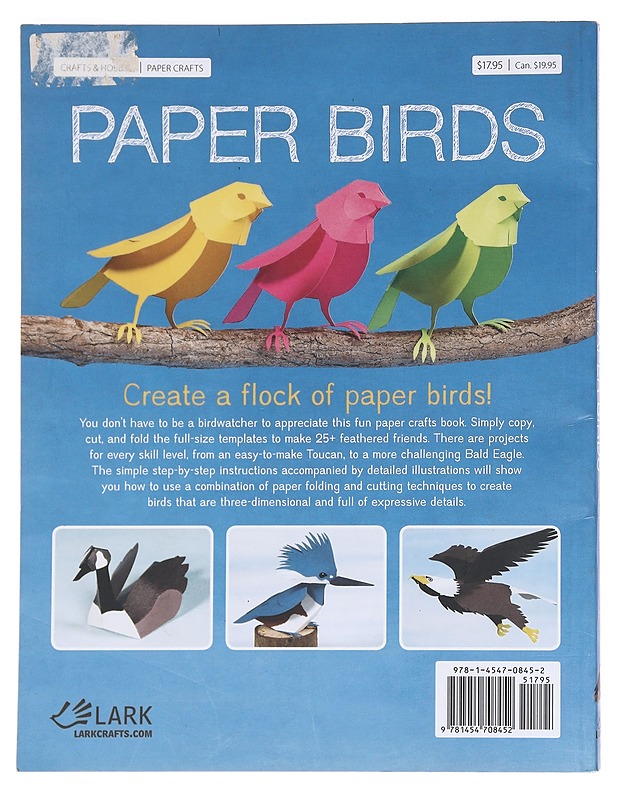 Paperbirds: 25+ projects to copy, cut&fold - Hiroshi, Hayakawa - Harrastekirjat - 10105623188 - 1