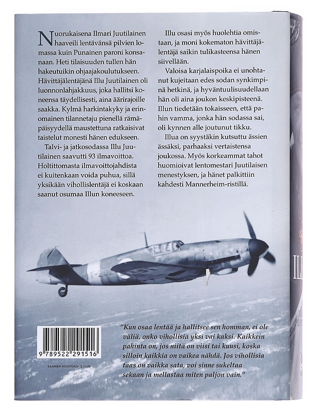 Illu / lentomestari Ilmari Juutilaisen elämä - Jukka Piipponen - Elämäkerrat ja muistelmat - 10105623174 - 1