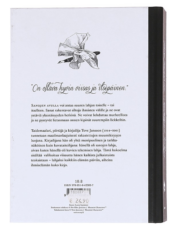 Sanojen lahja / valitut sitaatit - Jansson, Tove - Romaanit ja novellit - 10105623200 - 1