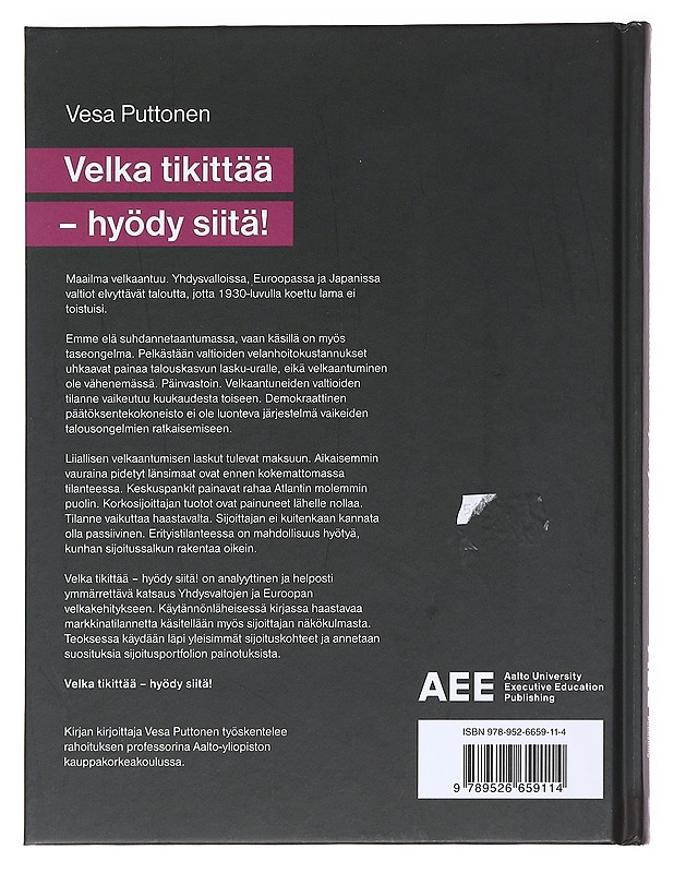 Velka tikittää : hyödy siitä! - Vesa Puttonen - Tietokirjat ja oppaat - 10105623204 - 1