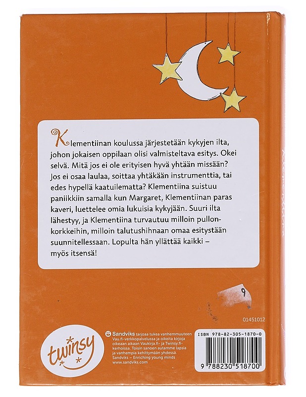 Lahjakas Klementiina - Pennypacker, Sara - Lastenkirjat - 10105623229 - 1