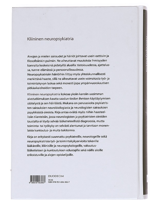 Kliininen neuropsykiatria - Akila, Ritva - Tietokirjat ja oppaat - 10105623231 - 1