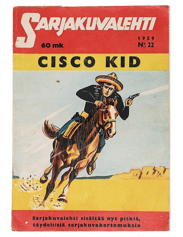Sarjakuvalehti Cisco Kid, 22/1959 - Lehdet - 10105623249 - 0