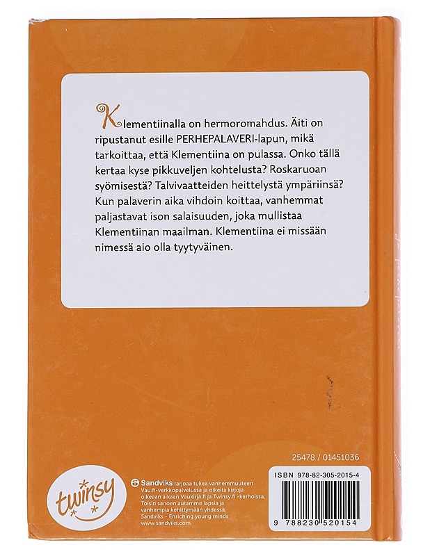 Klementiina ja perhepalaveri - Pennypacker, Sara - Lastenkirjat - 10105623253 - 1