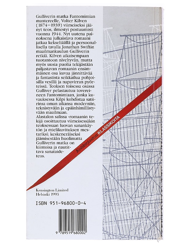 Gulliverin matka Fantomimian mantereelle - Volter Kilpi - Romaanit ja novellit - 10105623314 - 1
