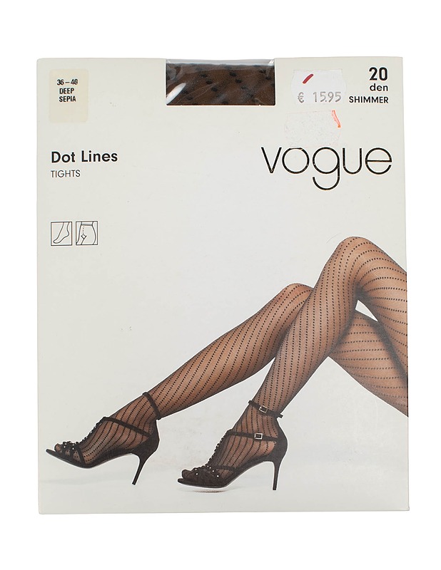 VOGUE Dot Lines 20 den sukkahousut, 36-40 - Asusteet - 10105623343 - 0