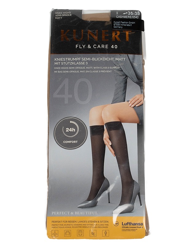 KUNERT Fly & Care 40 tukipolvisukat, 35-38 - Asusteet - 10105623360 - 0
