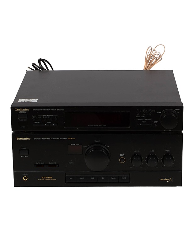 TECHNICS SU-X120 vahvistin TECHNICS ST-X302L virittimellä  - Audio - 10105623415 - 0